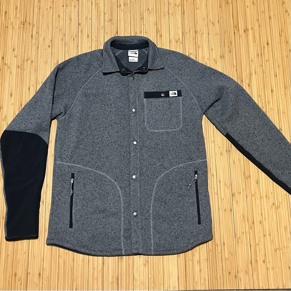 The North Face, Gordon Lyons Shacket, Button Down Fleece Sweater,  Size M/L